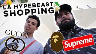 Insane Hype Shopping Week in LA Hypebeast Merch Drop [upl. by Naves]