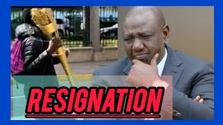 Ruto resignation letter as Gen Z storms parliament heading statehouse Thursday [upl. by Itraa]