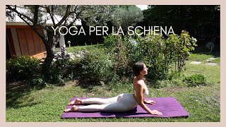 Yoga per la schiena  allungamento e distensione [upl. by Fancie]