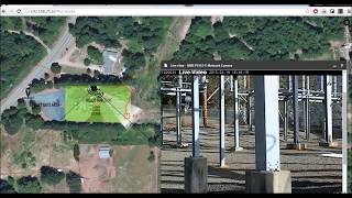 Radar Tracking a Person in Substation  Perimeter Surveillance Radar System [upl. by Akenahc53]