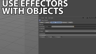 Cinema4D Tutorial Use Effectors With Objects Beginner [upl. by Aniala]