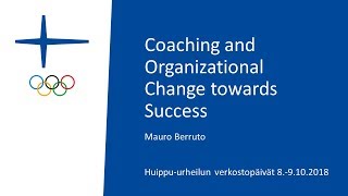 Mauro Berruto Coaching and Organizational Change towards Success [upl. by Ellehcan]