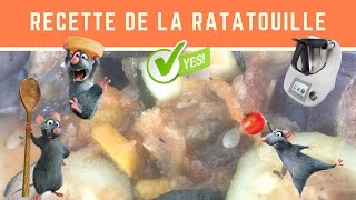 RECETTE de la RATATOUILLE réalisée avec le THERMOMIX [upl. by Nnod]