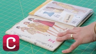 How to Read a Sewing Pattern with Liesl Gibson I Creativebug [upl. by Ciapha145]