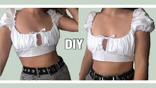 DIY top corto fruncido  Julieta Toledo [upl. by Eade]