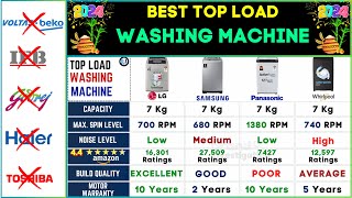 Best Top Load Washing Machine 2024⚡LG vs Samsung vs Panasonic vs Whirlpool Top Load Washing Machine [upl. by Yesmar]