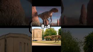 Allosaurus vs Megalosaurus  allosaurus megalosaurus battleshorts 1v1 shorts [upl. by Thisbe475]