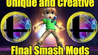 UNIQUE CREATIVE and DESTRUCTIVE Final Smash Mods in Super Smash Bros BrawlProject M [upl. by Cooke]