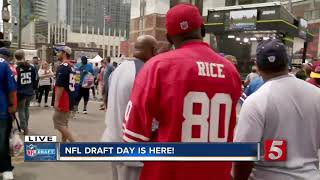 NFL Draft kicks off in Nashville [upl. by Virginia]