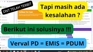 PDUM  DNT sudah muncul Cara perbaikan data identitas siswa di PDUM [upl. by Ettesel]