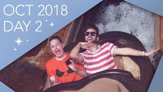 Walt Disney World Vlog  Day 2  Magic Kingdom  October 2018  Adam Hattan amp Gary C [upl. by Nodnorb]