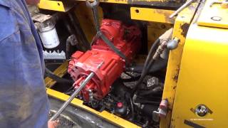 How to Install a Hydraulic Pump on an Excavator [upl. by Imogen]