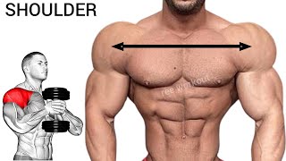 biggest shoulder workout to build broader boulder shoulders [upl. by Nnaarat381]