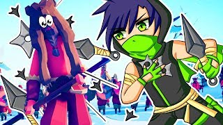 Beware of this NINJA in TABS Totally Accurate Battle Simulator [upl. by Ephrayim]