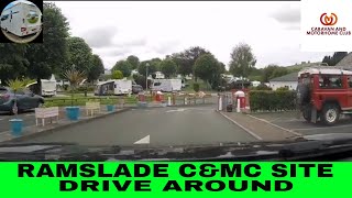 A Drive To amp Around Ramslade CampMC Site South Devon [upl. by Eddi]