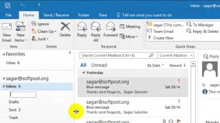 How to create new folder in Outlook [upl. by Aluk]