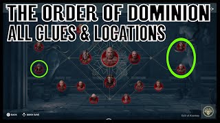 Assassins Creed Odyssey Ancients in the Order of Dominion  All Clues amp Locations [upl. by Prissie448]