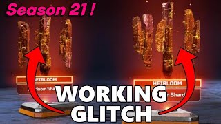 NEW APEX LEGENDS FREE HEIRLOOM GLITCH SEASON 21 [upl. by Odrarej]