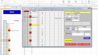 Terminkalender auf Basis einer Excel Datei Excel VBA Programmierung [upl. by Barrett588]