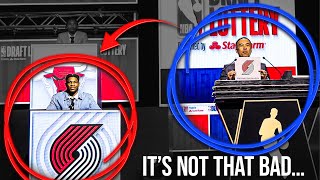 The Blazers Draft Lottery Wasnt As Bad As You Think  NBA Draft Lottery Reaction [upl. by Obeng451]