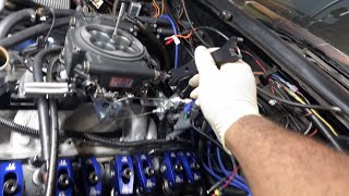 Reinstalling The Fitech EFI amp Setting the Timing on the 406 SBC 1973 Chevy Impala Part 6 [upl. by Akel]