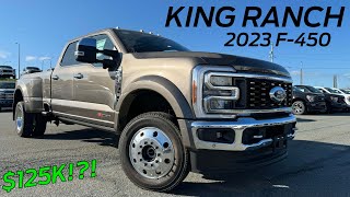 2023 Ford F450 King Ranch wHigh Output PowerStroke Diesel Review [upl. by Aetnuahs]