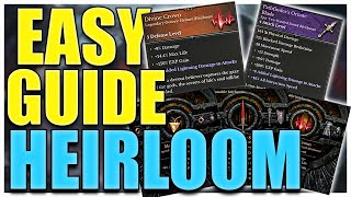 Quick amp Easy Heirloom Guide  DungeonBorne [upl. by Darooge]