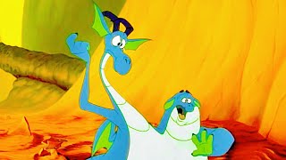 QUEST FOR CAMELOT Clip  quotDragon Chase Scenequot 1998 [upl. by Kerns792]