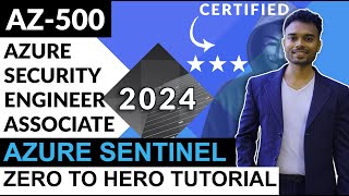 AZ 500 Azure Sentinel Tutorial  Security Engineer  Part 12 [upl. by Sinnal]