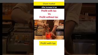 profit with tax vs profit without tax  share market meme 😂😂  just for fun sharemarket shorts [upl. by Myrwyn]