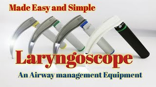 laryngoscope parts of laryngoscopelaryngoscope uselaryngoscope lecture [upl. by Hilel]