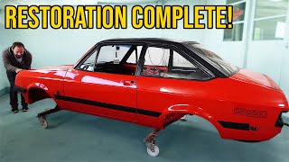 Eariest Ever MK2 Ford Escort RS2000 Restoration is COMPLETE [upl. by Suiradel955]