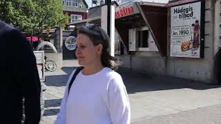 Iceland Reykjavik In July Walking Tour 4k [upl. by Nrol]