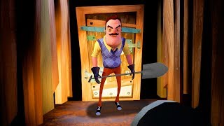 ESCAPING THE BASEMENT  Hello Neighbor Full Release Act 1 [upl. by Akimot663]