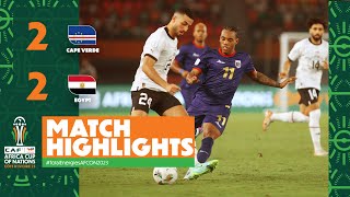 HIGHLIGHTS  Cape Verde 🆚 Egypt  ملخص مباراة كاب فيردي ومصر TotalEnergiesAFCON2023  MD3  Group B [upl. by Omolhs634]