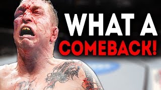 Top 10 Greatest Comebacks In MMA [upl. by Nilyram]