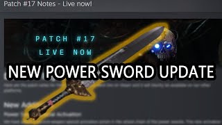 NEW UPDATE  Power sword MK3 test [upl. by Atteuqal]