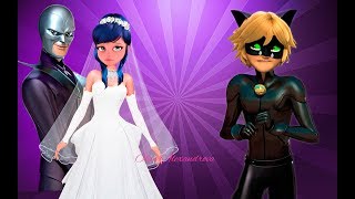 Miraculous Ladybug Hawk Moth and Marinette wedding New Episode 2017 [upl. by Encratia]