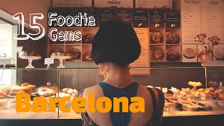 Alternative Barcelona Food Tour 🥘  15 hidden food gems creative tapas [upl. by Sonny70]