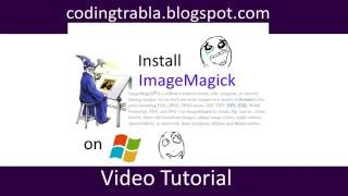 Install ImageMagick 7025Q16x64 on Windows byAO [upl. by Ursola]