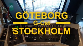 TRAIN DRIVERS VIEW GöteborgStockholm West Main Line [upl. by Meuser876]