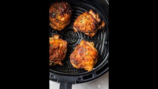 Air Fryer Chicken Thighs Recipe [upl. by Sadick]