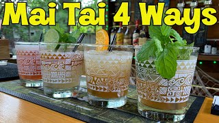 Mai Tai Tiki Cocktail  4 Ways [upl. by Ileray]