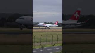 Airbus A220100 Swiss [upl. by Gustavus]