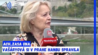 TAK TOTO MUSÍTE VIDIEŤ  Vašáryová si v Prahe hanbu spravila  Zasa sa predviedla [upl. by Elman]