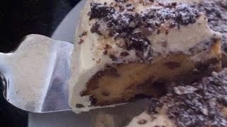 PANETTONE CUSTARD CAKE WITH TIRAMISU CREAM  theitaliancookingclasscom [upl. by Dionisio936]