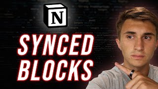 Notion Tutorial How to Use Synced Blocks in Notion New Update [upl. by Garlan]