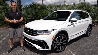 Is the NEW 2022 VW Tiguan R Line a BETTER compact SUV than a Mazda CX5 [upl. by Ky]