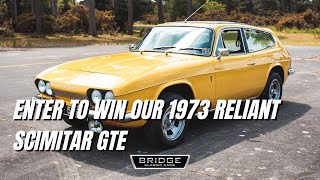 Enter to WIN our 1973 Reliant Scimitar GTE [upl. by Gnehp]