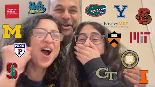 COLLEGE DECISION REACTIONS 2024 Ivies T20s MIT UCs and more wholesome [upl. by Ezar]